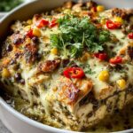 Salsa Verde Chicken Casserole