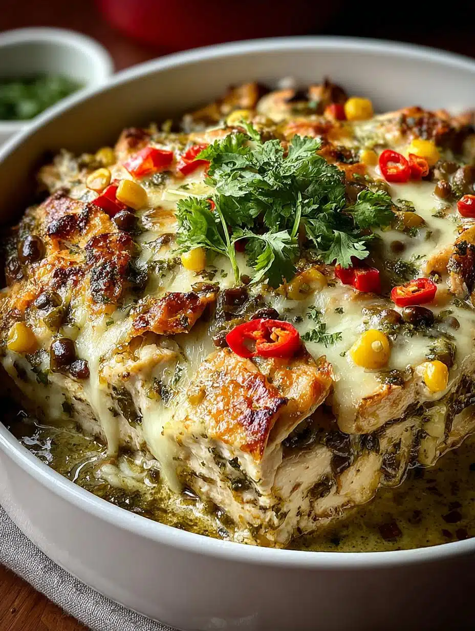 Salsa Verde Chicken Casserole: 7 Bold & Easy Dinner Ideas 1 Salsa Verde Chicken Casserole