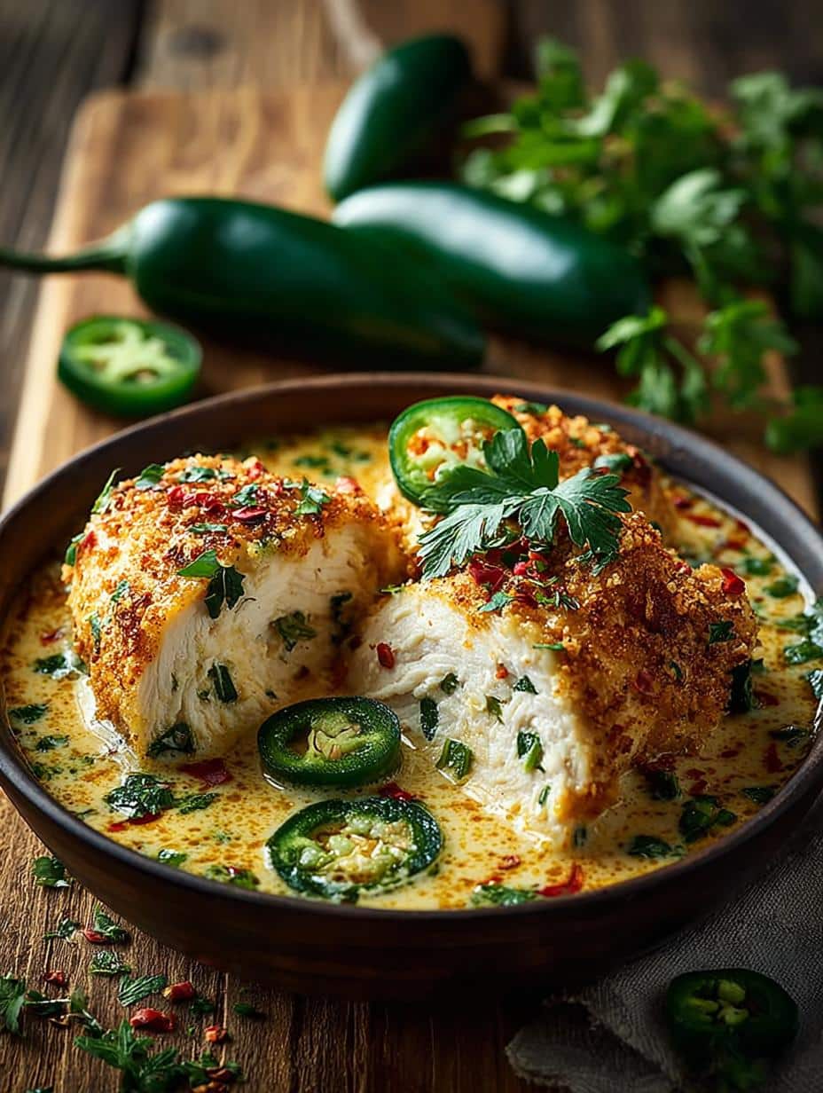 Spicy Jalapeno Popper Chicken: 7 Irresistible Recipes 3 Spicy Jalapeno Popper Chicken: 7 Irresistible Recipes - Spicy Jalapeno Popper Chicken - additional detail