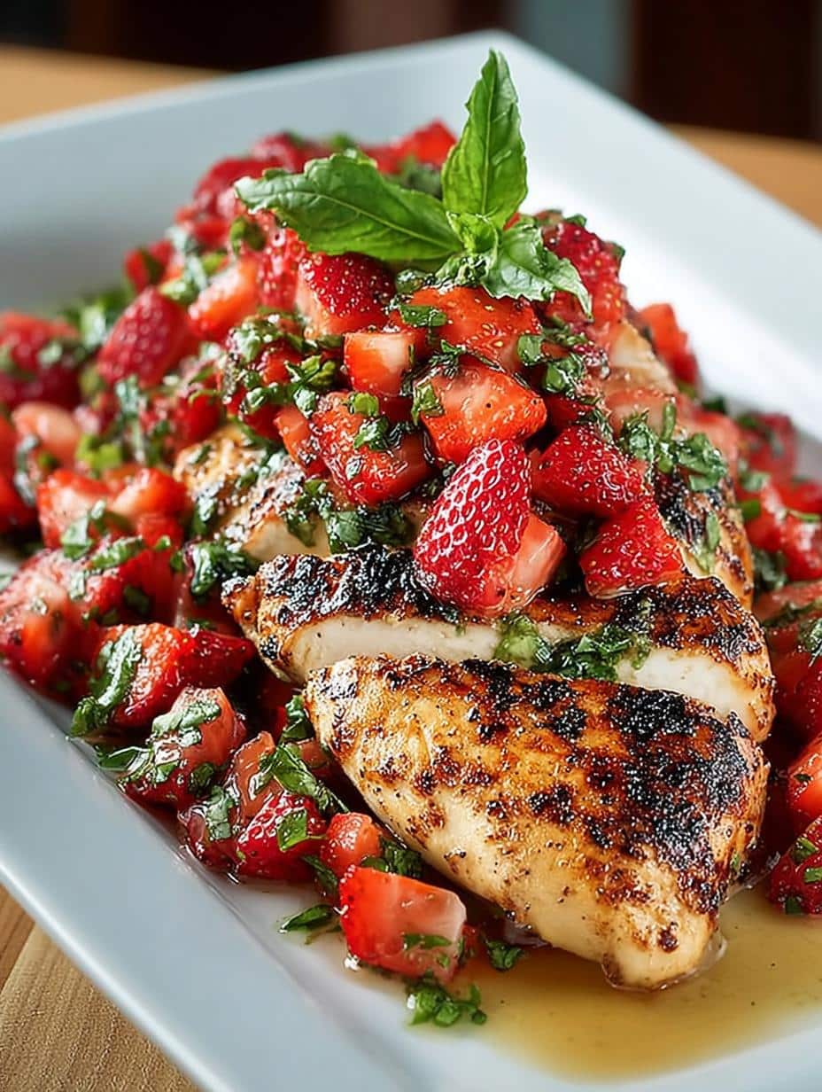 Fresh Strawberry Basil Chicken: A Summer Delight - Strawberry Basil Chicken - additional detail