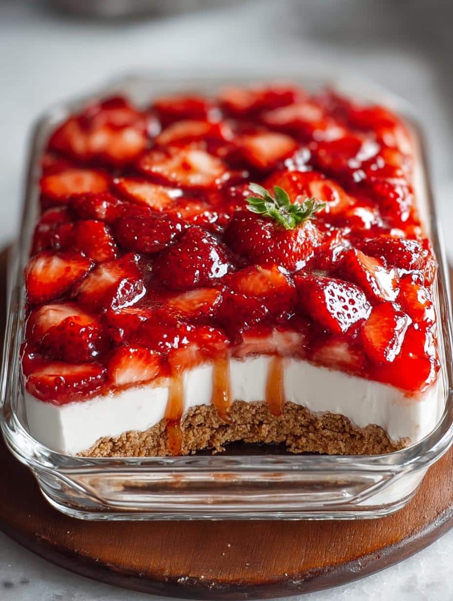 Delicious Strawberry Pretzel Salad Recipe You'll Love - Strawberry Pretzel Salad - main visual representation