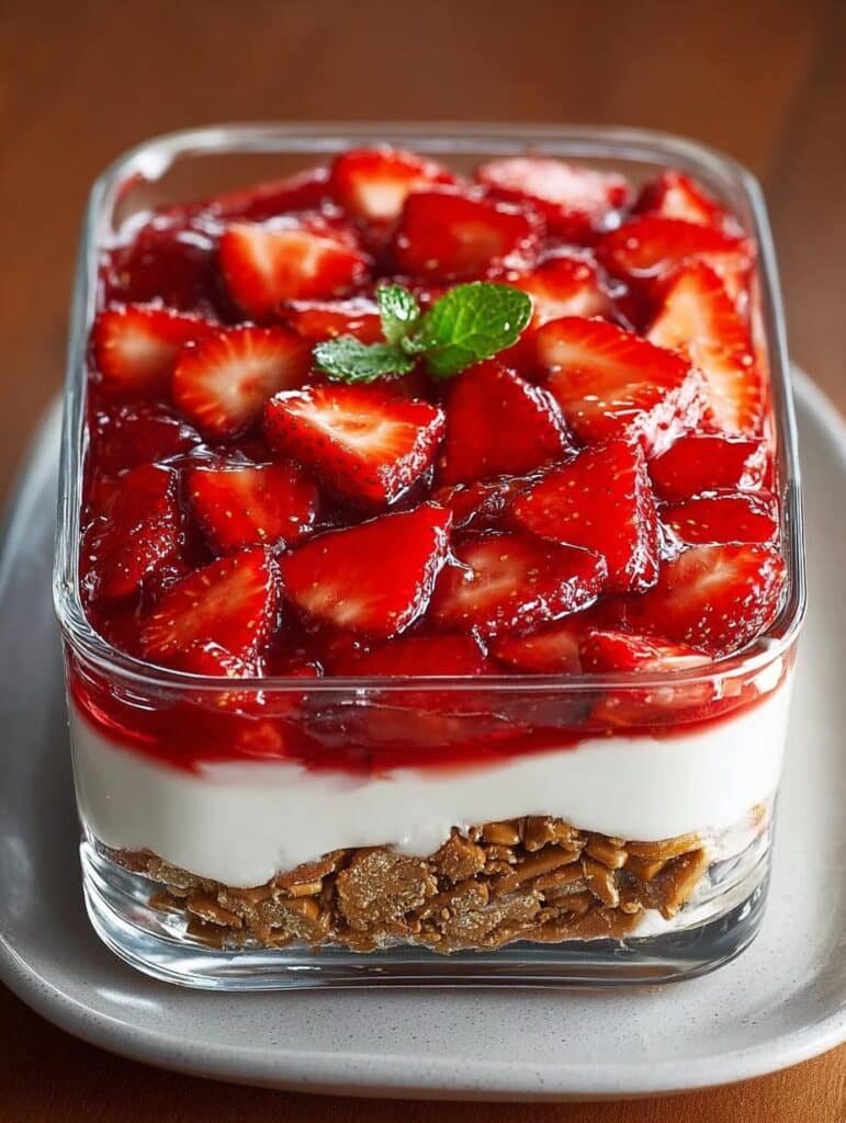 Strawberry Pretzel Salad
