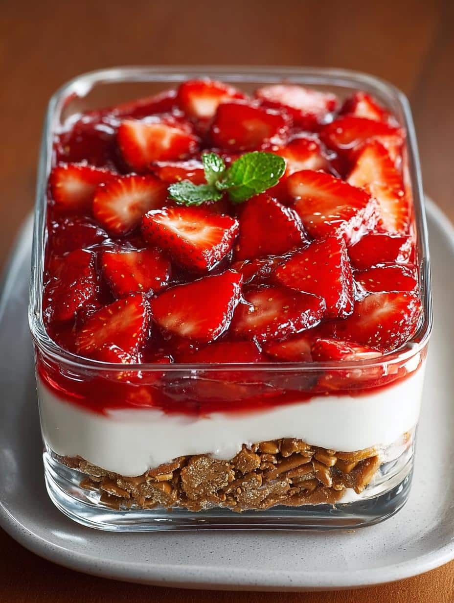 Strawberry Pretzel Salad