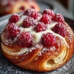 Sugar Raspberry Danish Bun