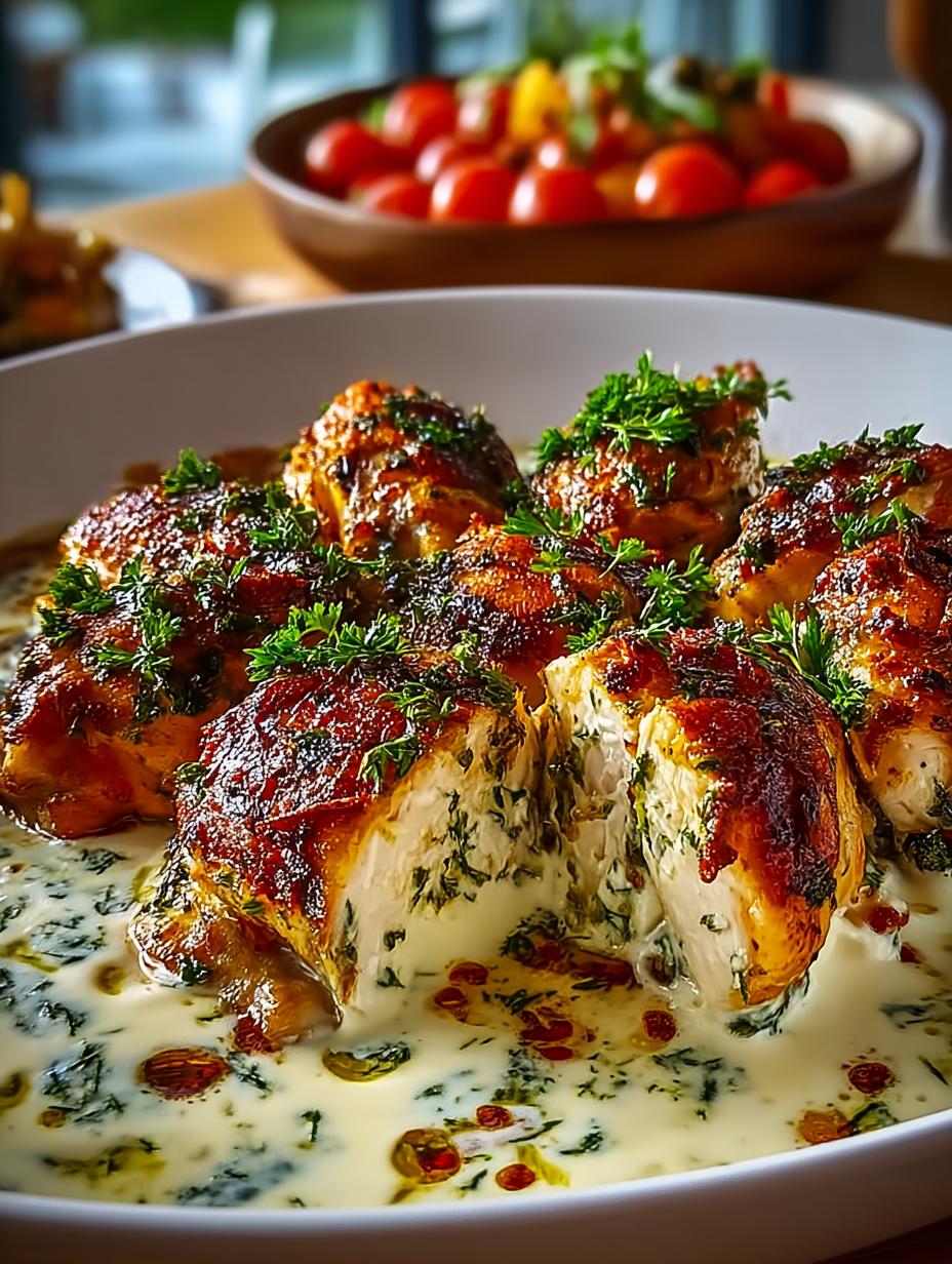 Turkish Chicken with Creamy: A Bold Delight 1 Turkish Chicken with Creamy