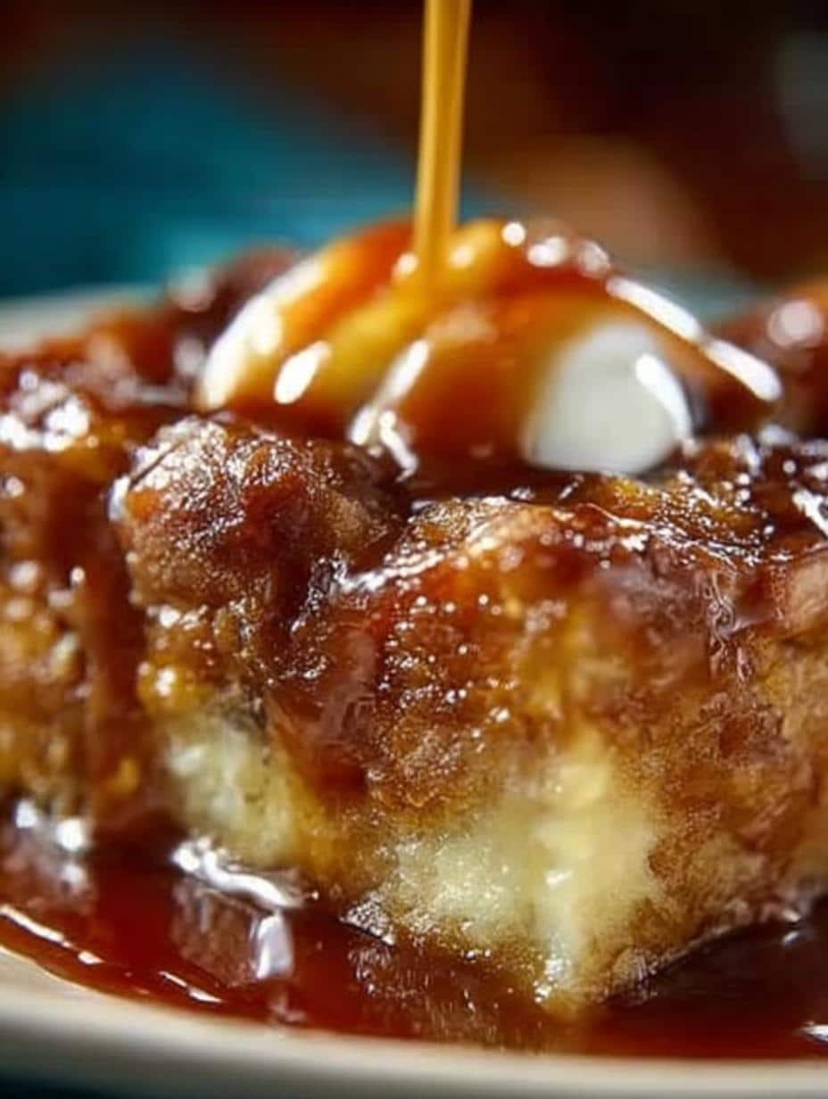 Whiskey Caramel Bread Pudding