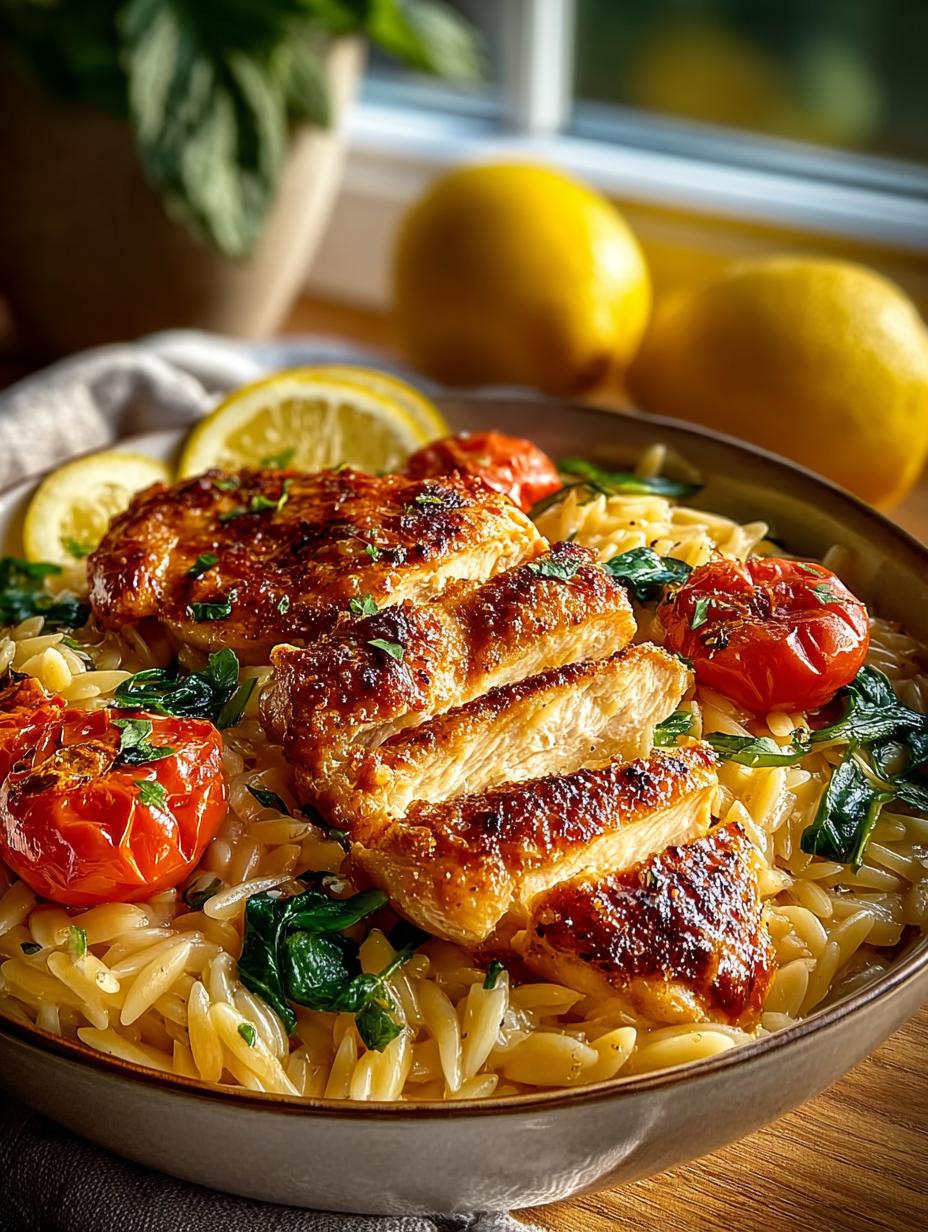 Zesty Lemon Chicken Orzo: 30-Minute Comfort Food Delight - Zesty Lemon Chicken Orzo - main visual representation