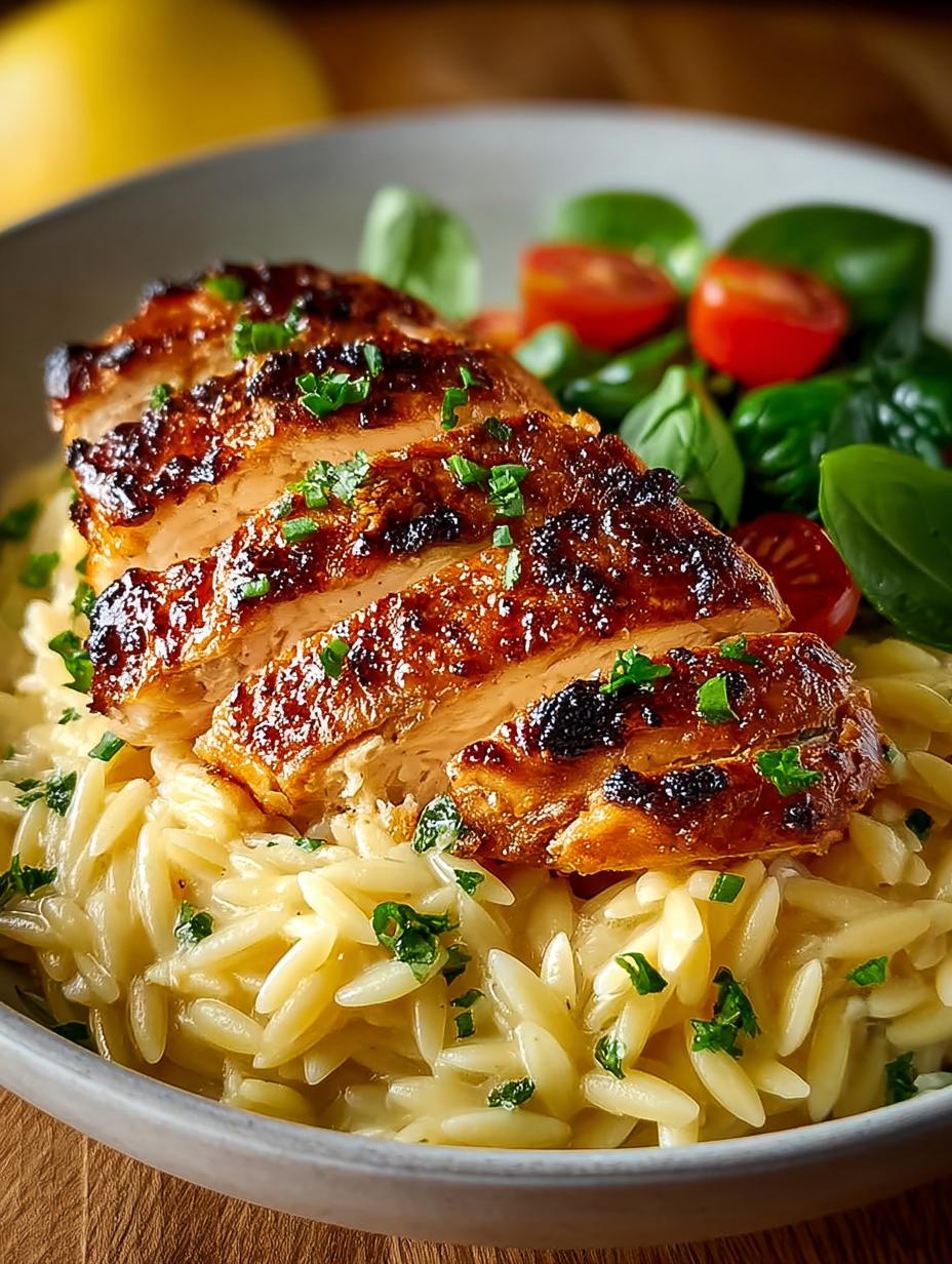 Zesty Lemon Chicken Orzo: 30-Minute Comfort Food Delight - Zesty Lemon Chicken Orzo - additional detail