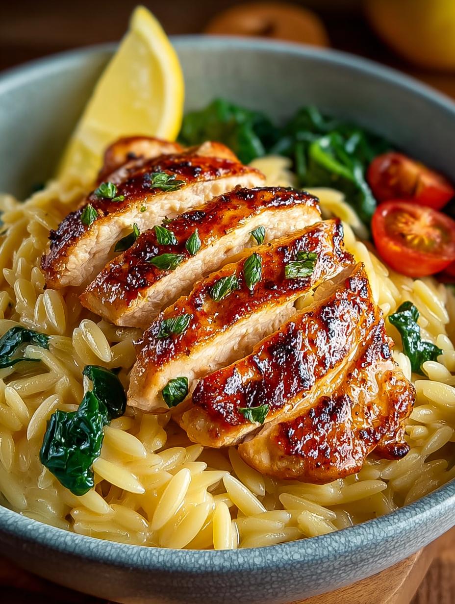 Zesty Lemon Chicken Orzo