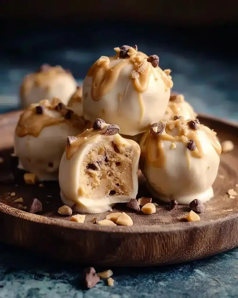 Frozen Greek Yogurt Peanut Butter Bites - Healthy snack option