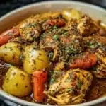 Garlic Butter Chicken cooked to perfection with rich garlic butter sauce.