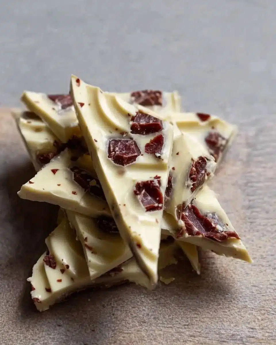 Colorful yogurt bark topped with fruits and nuts, a refreshing frozen snack.