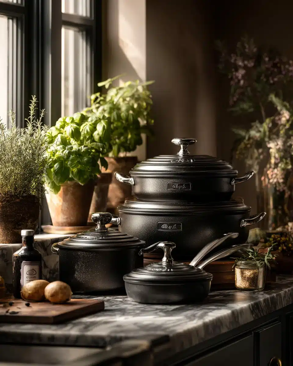 All-Clad HA1 Hard Anodized 10-Piece - Best Nonstick Cookware Set