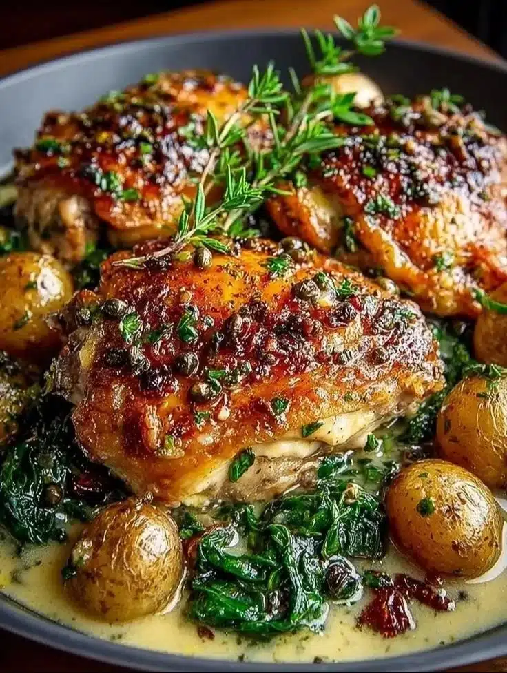 Chicken Vesuvio