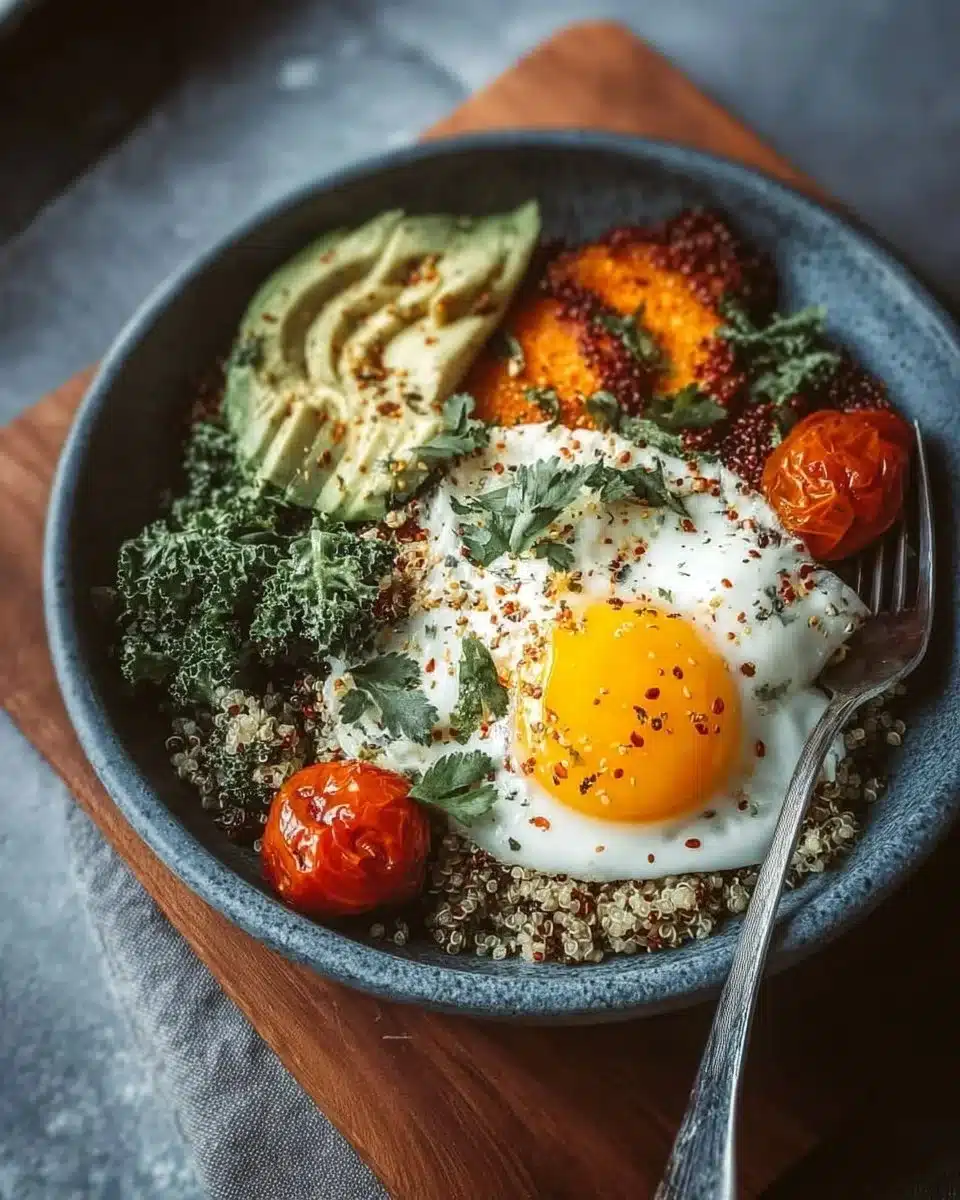 Savory Quinoa Breakfast Bowl