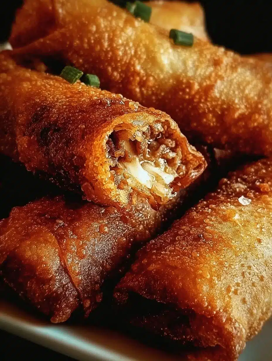 Voodoo-Inspired Egg Rolls with vibrant filling and dipping sauce